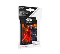 Gamegenic | Star Wars: Unlimited Art Sleeves Kylo REN | Pack de 60 Fundas Ilustradas con Diseño Oficial y 1 Funda Transparente | Optimizado para Star Was Unlimited y Otros LCGs y TCGs