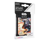 Gamegenic Wars Art Sleeves Mandalorian | Pack de 60 Ilustradas con Diseño Oficial y 1 Funda Transparente | Optimizado para Star Was Unlimited y Otros LCGs y TCGs, Multicolor (GGS15053ML)