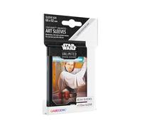Gamegenic | Star Wars: Unlimited Art Sleeves OBI-WAN Kenobi | Pack de 60 Fundas Ilustradas con Diseño Oficial y 1 Funda Transparente | Optimizado para Star Was Unlimited y Otros LCGs y TCGs