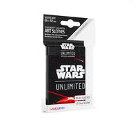 Gamegenic | Star Wars Unlimited Soft Crate | Impresión a Todo Color con Diseños Oficiales | Caja para Mazos | Caben 60 Cartas con Doble Funda TCGs y LCGs |Blanco/Negro