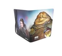Gamegenic Star Wars Unlimited Casual Album 18-Pocket Leia Organa/Jabba The Hutt, 20 Páginas para Guardar 360 Cartas en Fundas, 18 Bolsillos por Página, Para Star Was Unlimited y Otros LCGs y TCGs