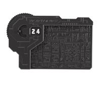 Gamegenic Star Wars Unlimited Damage Pad - Contador de Daño Acrílico para Base (0-49 Puntos), No Requiere Dados, Diseño Compacto y Elegante, Licencia Oficial, Color Negro, Calidad Profesional