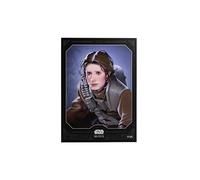 Gamegenic Star Wars Unlimited Premium Art Sleeves Leia Organa, Pack de 60 Fundas Ilustradas con Diseño Oficial y 2 Fundas Transparentes, Optimizado para Star Was Unlimited y Otros LCGs y TCGs