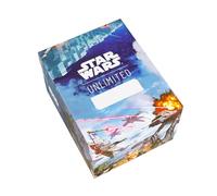 amegenic - Star Wars Unlimited Soft Crate - Full-Color Printed & Officially Licensed Durable Deck Box, Holds 60 Double-Sleeved Cards, Perfect for TCGs and LCGs, Battle of Scarif
