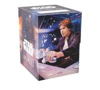 Gamegenic - Star Wars Unlimited SOFT CRATE - Full-Color Printed & Officially Licensed Durable Deck Box, Holds 60 Double-Sleeved Cards, Perfect for TCGs and LCGs, Han Solo/Millenium Falcon