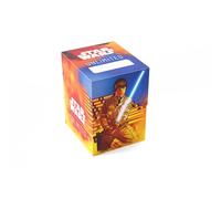 Gamegenic Star Wars Unlimited Soft Crate, Impresión a Todo Color con Diseños Oficiales, Caja para Mazos, Caben 60 Cartas con Doble Funda, Perfecto para TCGs y LCGs, Diseño Luke/Vader