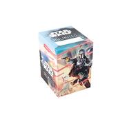 Gamegenic | Star Wars: Unlimited Soft Crate Mandalorian/Moff Gideon | Impresión a Todo Color con Diseños Oficiales | Caja para Mazos | Caben 60 Cartas con Doble Funda TCGs y LCGs