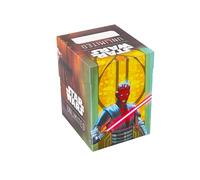 Gamegenic | Star Wars: Unlimited Soft Crate OBI-WAN Kenobi/Darth Maul | Impresión a Todo Color con Diseños Oficiales | Caja para Mazos | Caben 60 Cartas con Doble Funda TCGs y LCGs