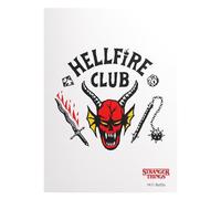 Gamegenic Stranger Things: Hellfire Club Art Sleeves Hellfire Club, 50 Fundas Mate, con Licencia Oficial, tamaño estándar para TCG y LCG, Gran sensación al barajar
