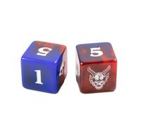 Gamegenic Stranger Things: Hellfire Club D6 Dice Set - Colección de 12 Dados con Licencia Oficial, Dados acrílicos Premium de 16 mm, Accesorio temático para Juegos de rol y de Mesa