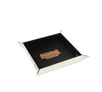 Gamegenic Stranger Things: Hellfire Club Magnetic Dice Tray, accesorio de mesa portátil con licencia oficial para lanzar dados, diseño de dos caras con esquinas magnéticas para juegos de rol y de mesa