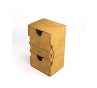 Gamegenic | Stronghold 200+ XL Sand | Accesorio de Juego | Diseñada con Capacidad para hasta 200 Cartas en Doble Funda con Fundas Interiores Gruesas
