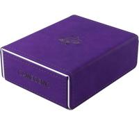 Gamegenic Token Keep Purple/White - Caja para Fichas | Caja de fichas para guardar marcadores y tarjetas, capacidad para hasta 40 tarjetas dobles, color morado y blanco