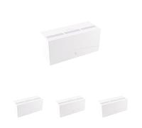 Gamegenic Triple Deck Holder 300+ XL White - Caja para mazos (Paquete de 4)