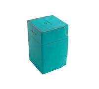 Gamegenic Watchtower 100+ XL Teal/Pink, Accesorio de Juego, Diseñada con Capacidad para hasta 100 Cartas en Doble Funda