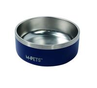 Gamelle - M PETS - ESKIMO - Double paroi 1.25 L - Noir - Acier inoxydable, antidérapant, inodore, antirouille, lavable