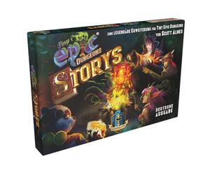 Gamelyn Games, Tiny Epic: Dungeons - Historias, expansión, Juego Familiar, Dungeon Crawler, 1-4 Jugadores, a Partir de 12 años, 30+ Minutos, alemán