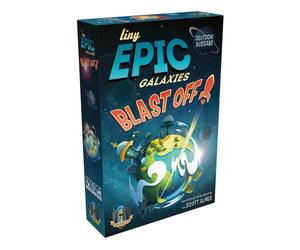 Gamelyn Games | Tiny Epic: Galaxies Blast Off! | Juego Familiar | Juego de Dados | 2-4 Jugadores | A Partir de 9 años | 30+ Minutos | Español
