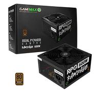 GameMax 600 W Rampage Fuente de alimentación (sin cable de alimentación incluido), no modular, APFC, condensador principal japonés Tk, 80 Plus Bronce, 88% de eficiencia