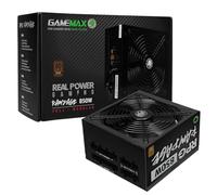 GameMax Fuente de alimentación Rampage de 850 W (sin Cable de alimentación Incluido), Totalmente Modular, APFC, Condensador Principal japonés Tk, Bronce 80 Plus, 88% de eficiencia, Ventilador de