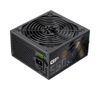 GAMEMAX GP 550B Fuente de alimentación para PC 550W, no Modular, 80 Plus Bronze, Ventilador HDB de 140 mm, Cables Planos Negros, 9 Protecciones, 3 años de garantía, Negro