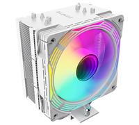 GameMax Ice Force - Enfriador de CPU de 200 W TDP, 4 tubos de calor de cobre de 6 mm y disipador de calor de aluminio, FN12A-C8I 120 mm PWM ARGB Ventilador de refrigeración para Intel LGA1700, 115X,