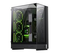 GAMEMAX T20 BK Caja PC Gaming Negra Micro-ATX Cristal Templado 270° Acuario 90° Placa Base GPU Vertical 2×120mm ARGB Radiador 360mm SFX BTF-Ready para RGB Gaming