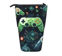 Gamepad Circuit Version - Estuche extensible para lápices, tela Oxford multidiseño, altura ajustable, bolsa de cosméticos multiusos