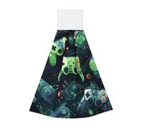 Gamepad Circuit Version - Toallitas de mano de terciopelo coral - Paños de limpieza absorbentes para cocina, baño, coche, camping, uso doméstico