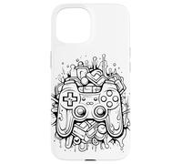 Gamepad Color Blob Gamer Let's Plays Carcasa para iPhone 15