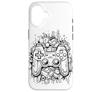 Gamepad Color Blob Gamer Let's Plays Carcasa para iPhone 16