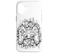Gamepad Color Blob Gamer Let's Plays Carcasa para iPhone 16 Plus