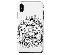 Gamepad Color Blob Gamer Let's Plays Carcasa para iPhone XS Max