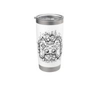 Gamepad Color Blob Gamer Let's Plays Vaso térmico de acero inoxidable de doble pared