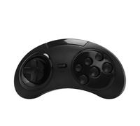 Gamepad con Cable de 6 Teclas, Controlador de Juego Usb Joypad para / Md Pc / 2 Y1301 / Mega Drive, PláStico Negro