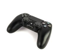 Gamepad Gembird JPD-PS4BT-02 Inalámbrico/Alámbrico Negro Bluetooth PS4/PC Doble Vibración LED