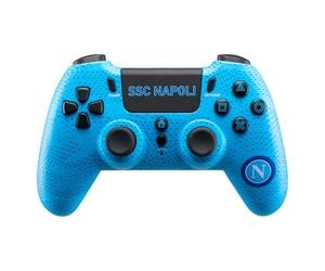 Gamepad Inalámbrico Qubick ACP40159 Para PLAYSTATION 4 Tema SSC Napoli Azul Y