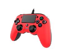 BIG BEN - Mando - Nacon, PS4 Controller, con cable, Rojo