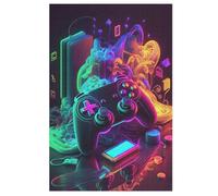 Gamepad Puzzles 1000 Piezas para Adolescentes Juguete Creativo de Madera Juego Familiar Nivel de Dificultad Puzles Desafíos 78 × 53 cm