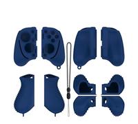 Gamepad Silicona Funda protectora con cordón para Razer Kishi Ultra a prueba de caídas Funda de almacenamiento a prueba de polvo Funda blanda de color sólido Simple (Azul)