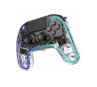 Spirit of Gamer Neon Bluetooth Transparente Gamepad Analógico PlayStation 4, Playstation 3