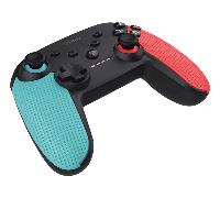 Trust GXT 1246B Muta Mando Nintendo Switch Inalambrico con Bluetooth, Vibración Dual Shock, Sensor de Control, Función Turbo, 15h de Juego, Controller para Nintendo Switch, Lite, OLED, Azul / Rojo