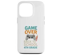 Gamer Back To School Funny Game 4to Grade First Day Carcasa para iPhone 13 Pro