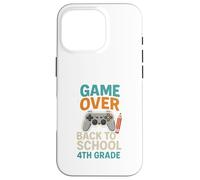 Gamer Back To School Funny Game 4to Grade First Day Carcasa para iPhone 16 Pro