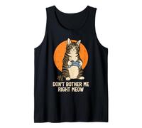 Gamer Cat Dont Bother Right Meow Funny Gaming Niños Niños Hombres Camiseta sin Mangas