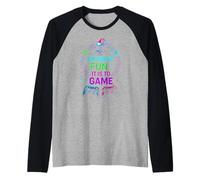 Gamer Christmas Oh, qué Divertido es Jugar a Gaming Fun Men Camiseta Manga Raglan