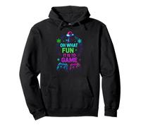 Gamer Christmas Oh, qué Divertido es Jugar a Gaming Fun Men Sudadera con Capucha