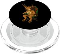 Gamer Christmas Reindeer Gaming Videojuego Niños Niñas PopSockets PopGrip para MagSafe
