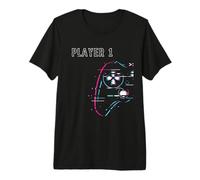 Gamer Couple - Player 1 Player 2 - Gamer Team Camiseta Premium