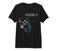 Gamer Couple - Player 1 Player 2 - Gamer Team Camiseta Premium